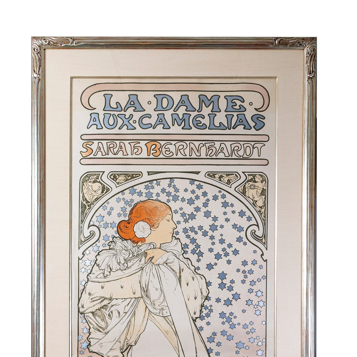 Alphonse Mucha "La Dame aux Camelias" Lithograph