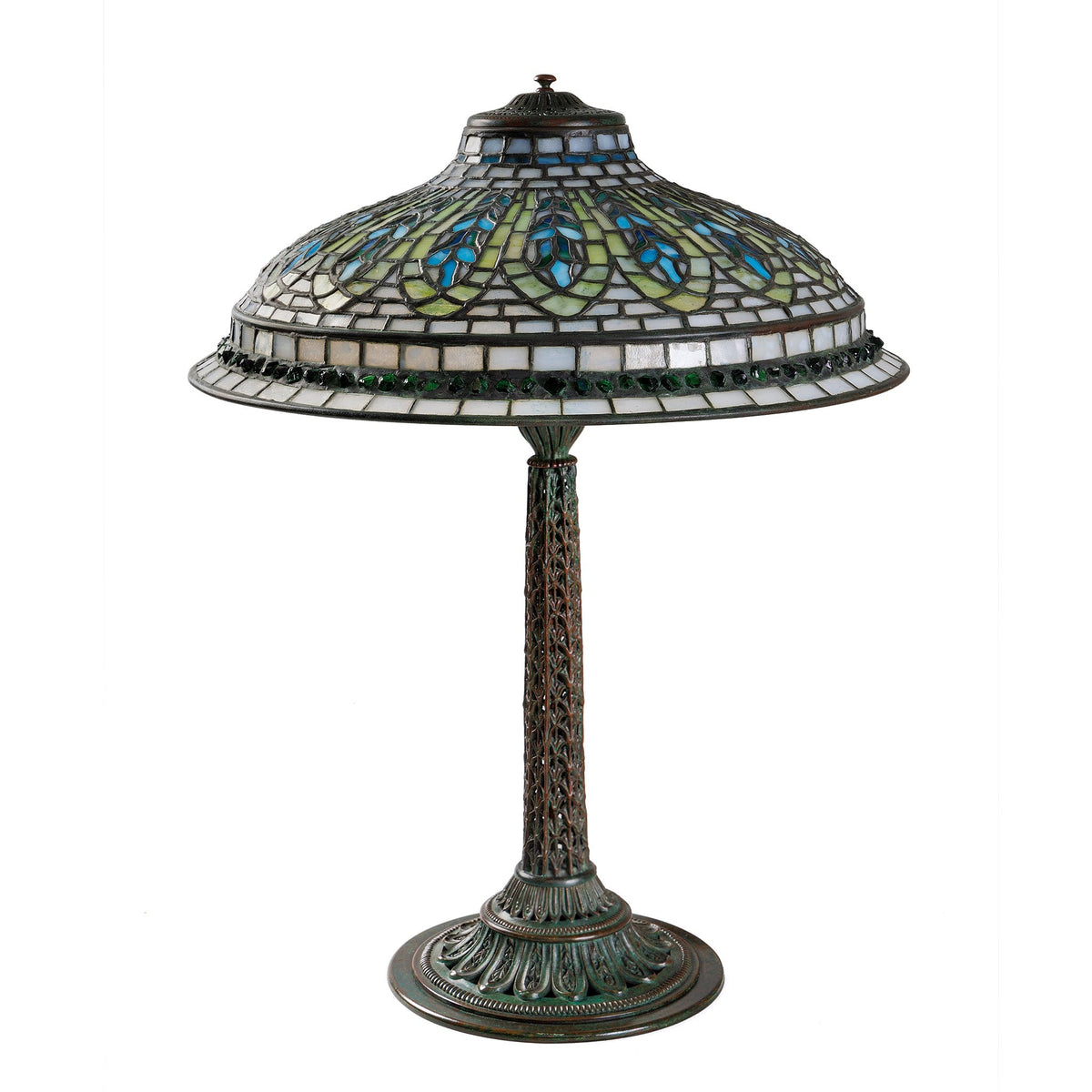 Tiffany Studios New York "Gentian" Flared Table Lamp