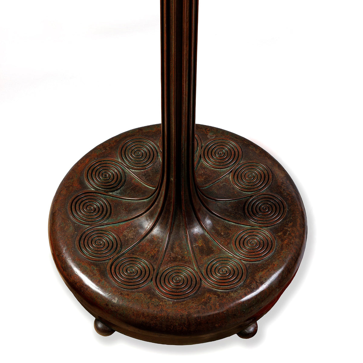 Tiffany Studios New York "Peony" Border Floor Lamp