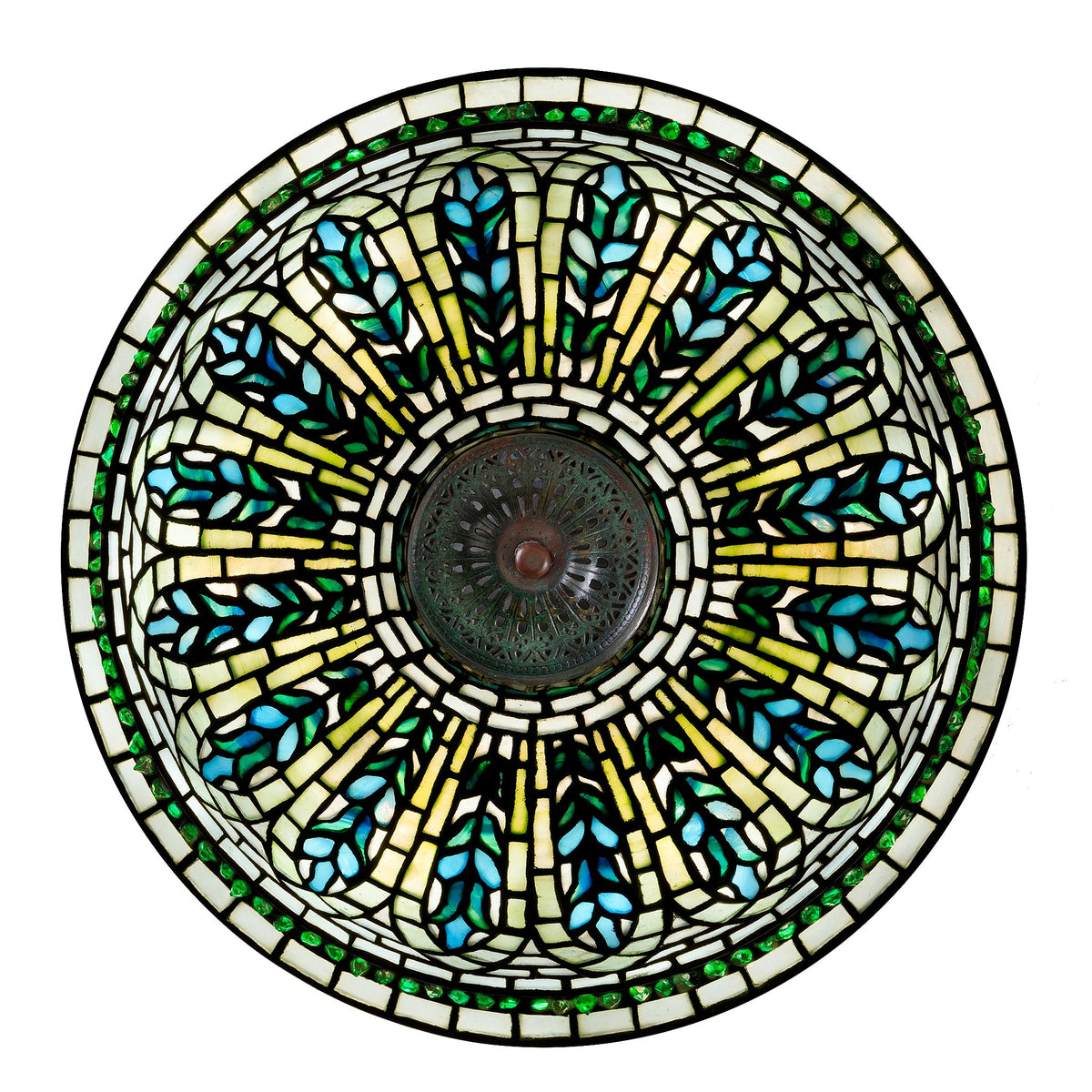 Tiffany Studios New York "Gentian" Flared Table Lamp
