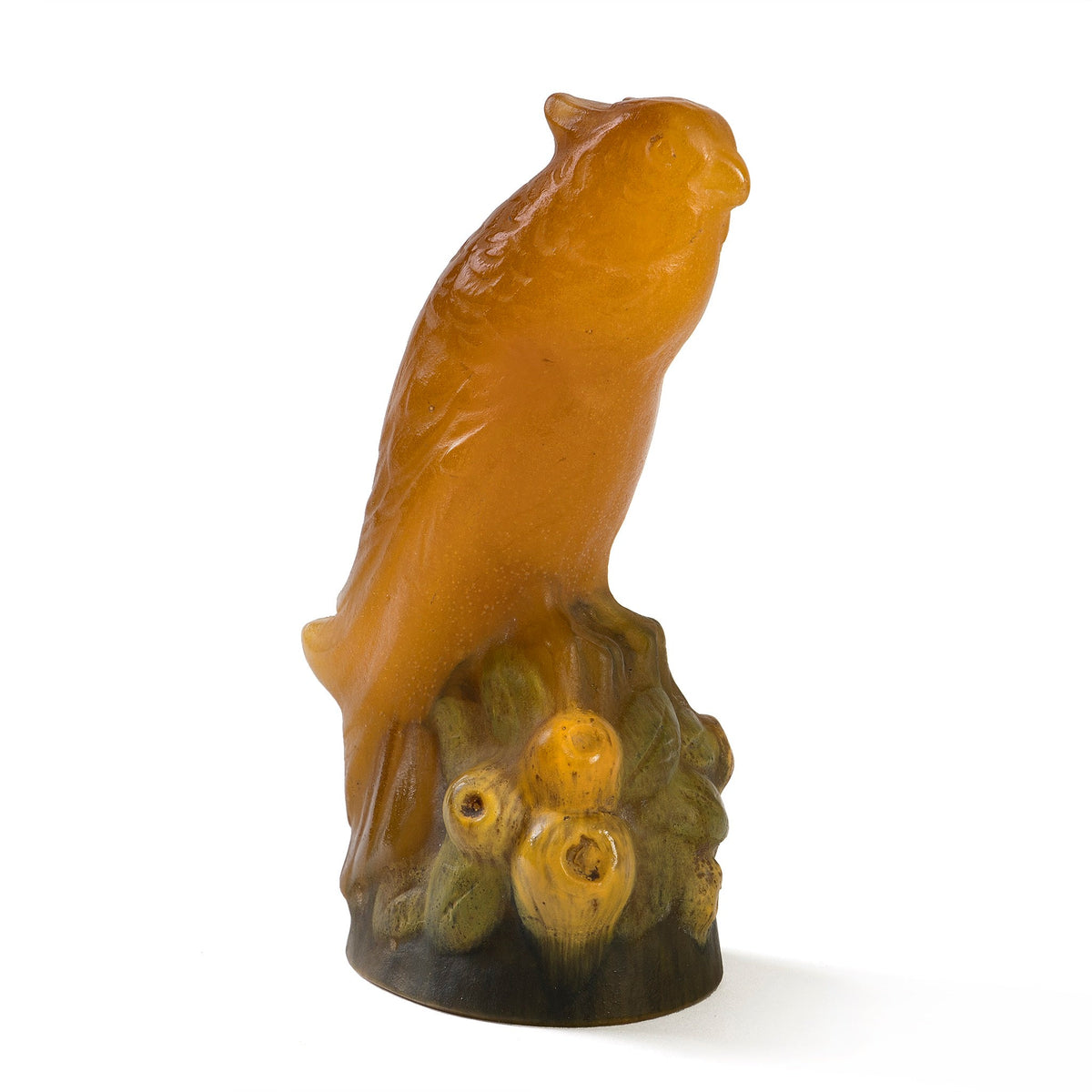 Amalric Walter “Parrot” Pâte de verre Paperweight