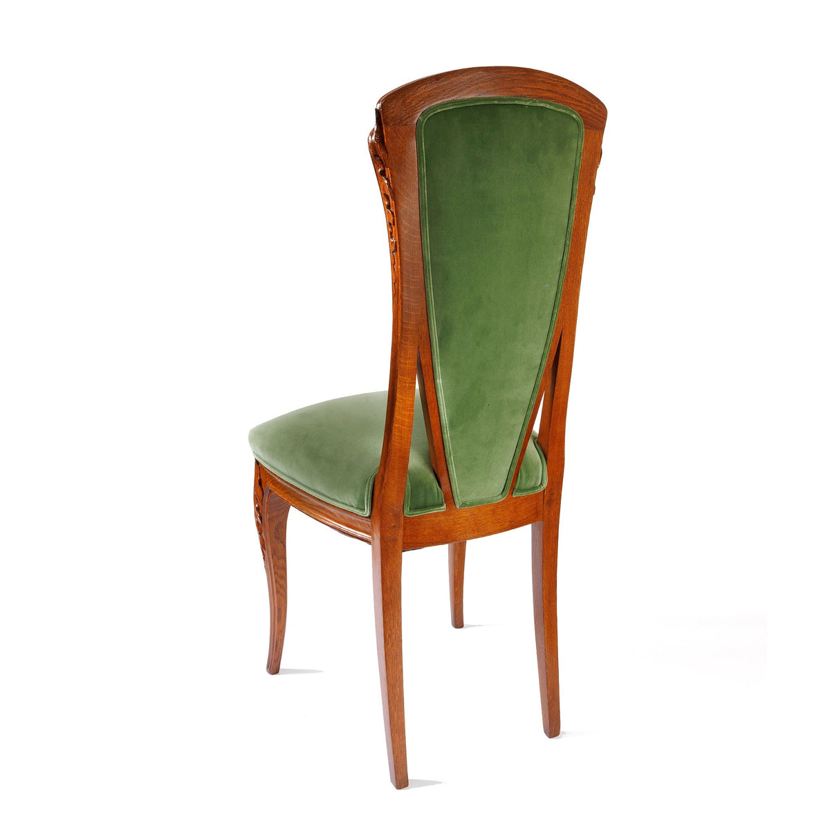 Louis Majorelle "Chicorée" Walnut and Oak Dining Suite