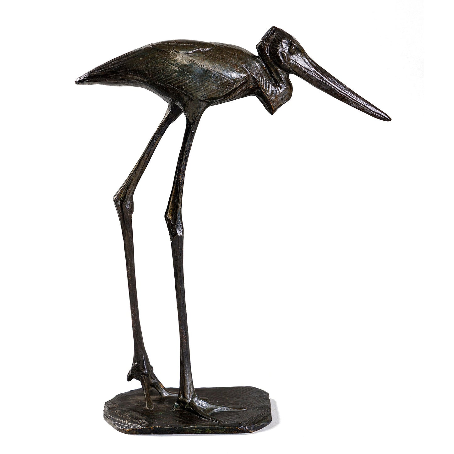 Rembrandt Bugatti "Jabiru Femelle" Bronze Sculpture