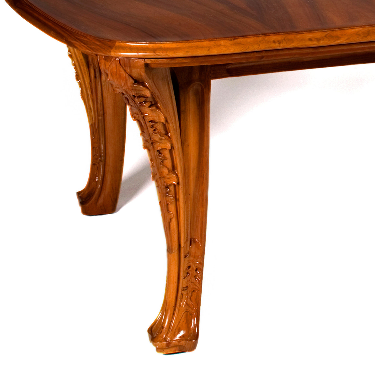 Louis Majorelle "Chicorée" Walnut and Oak Dining Suite
