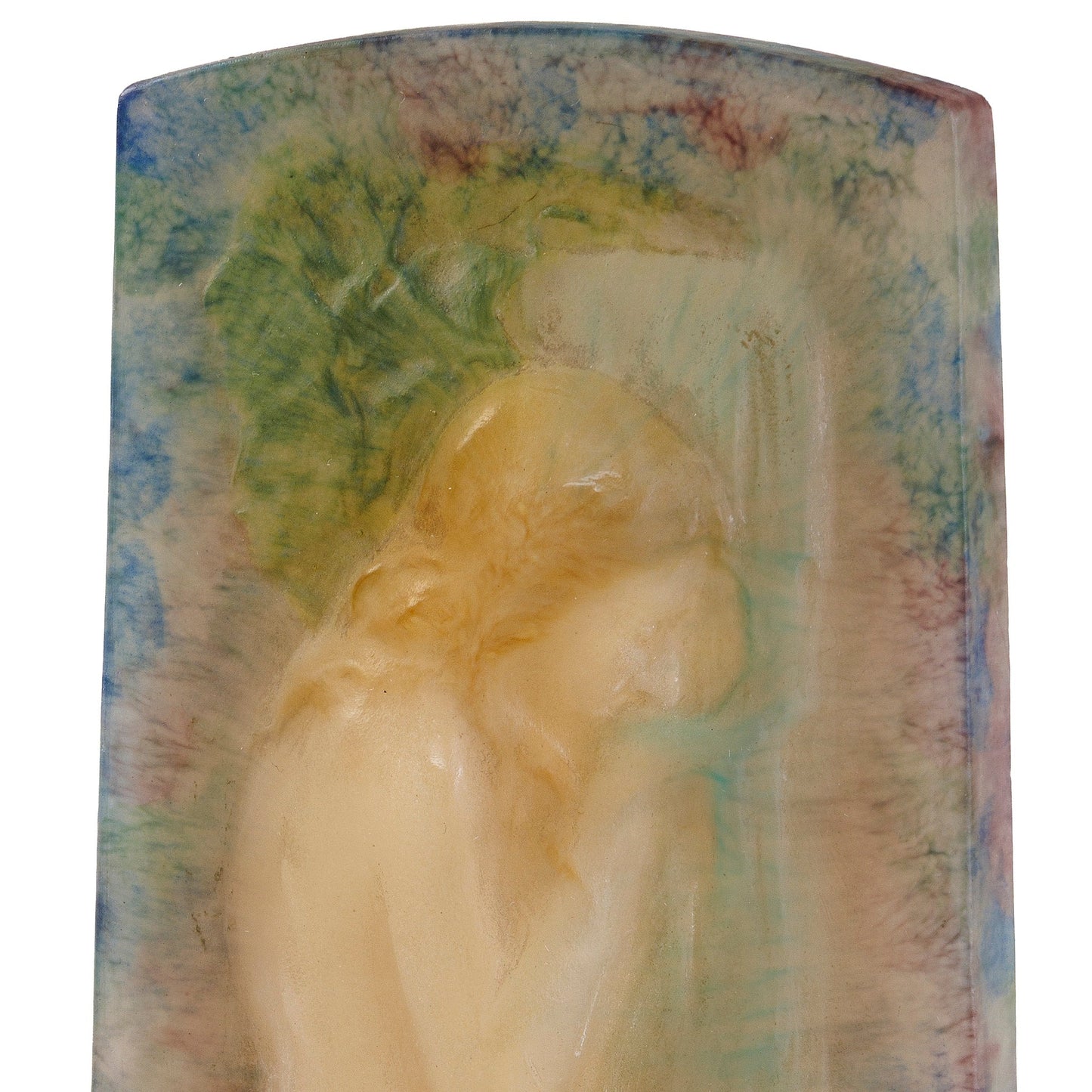 Amalric Walter and Henri Bergé "À la fontaine" Bookend
