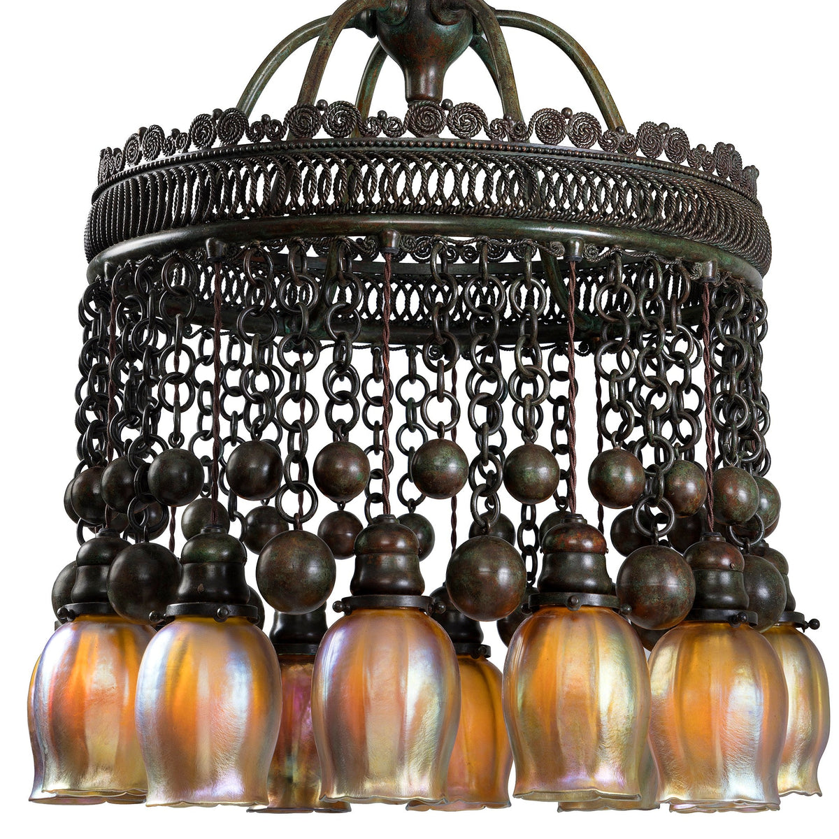 Tiffany Studios New York "Moorish" Chandelier