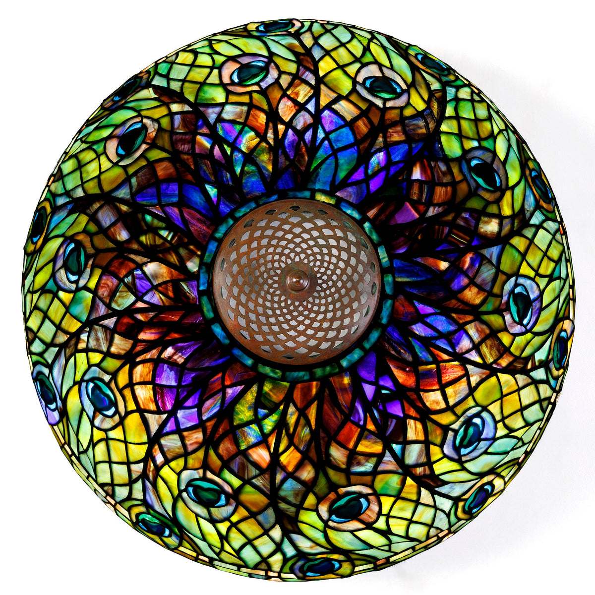 Tiffany Studios New York "Peacock" Table Lamp