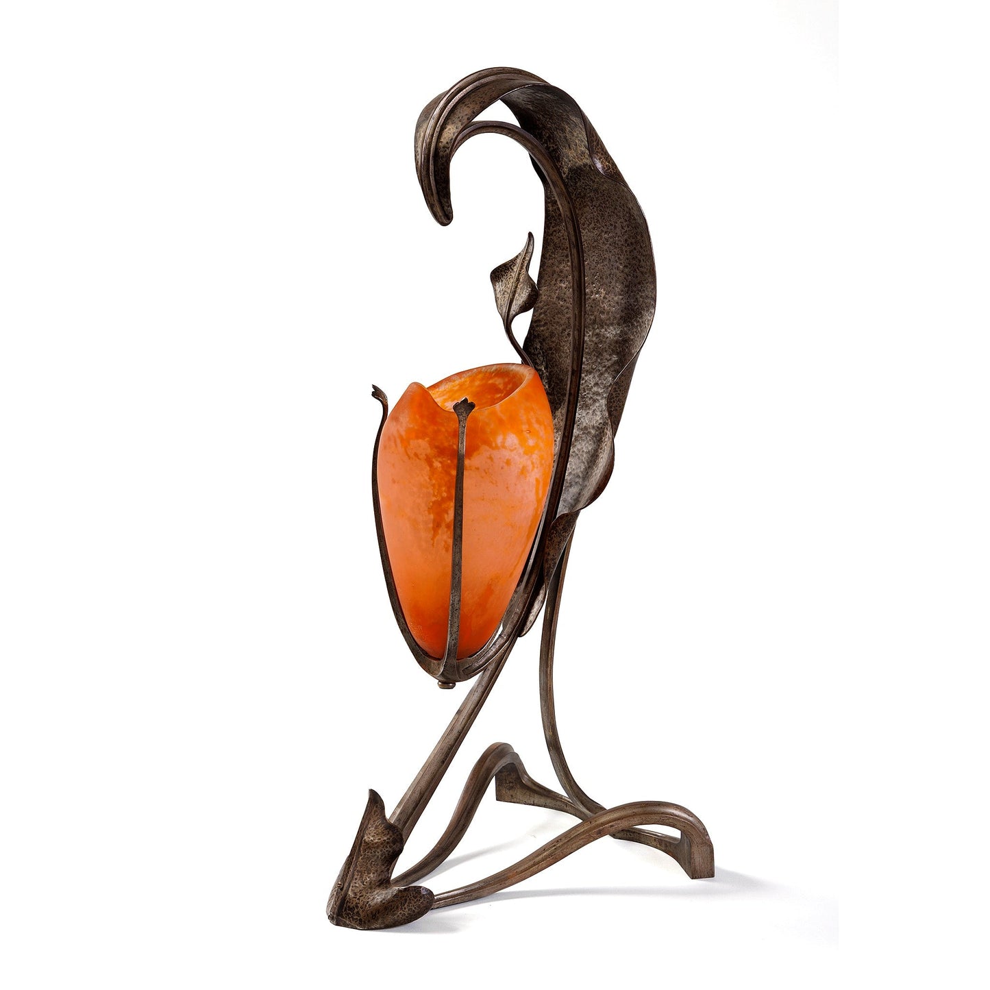 Louis Majorelle & Daum-Nancy "Orchidée" Table Lamp