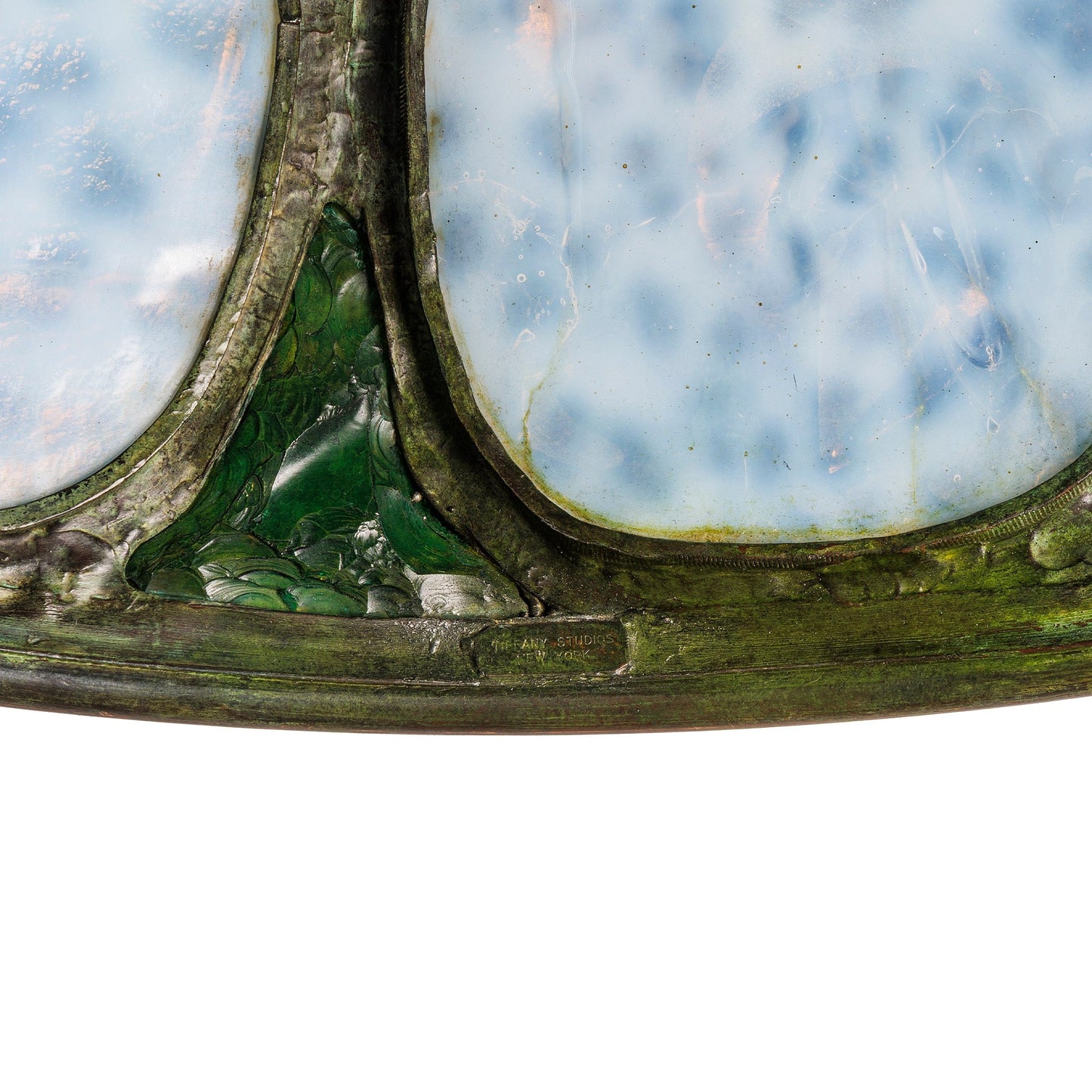 Tiffany Studios New York "Turtleback Tile" Chandelier