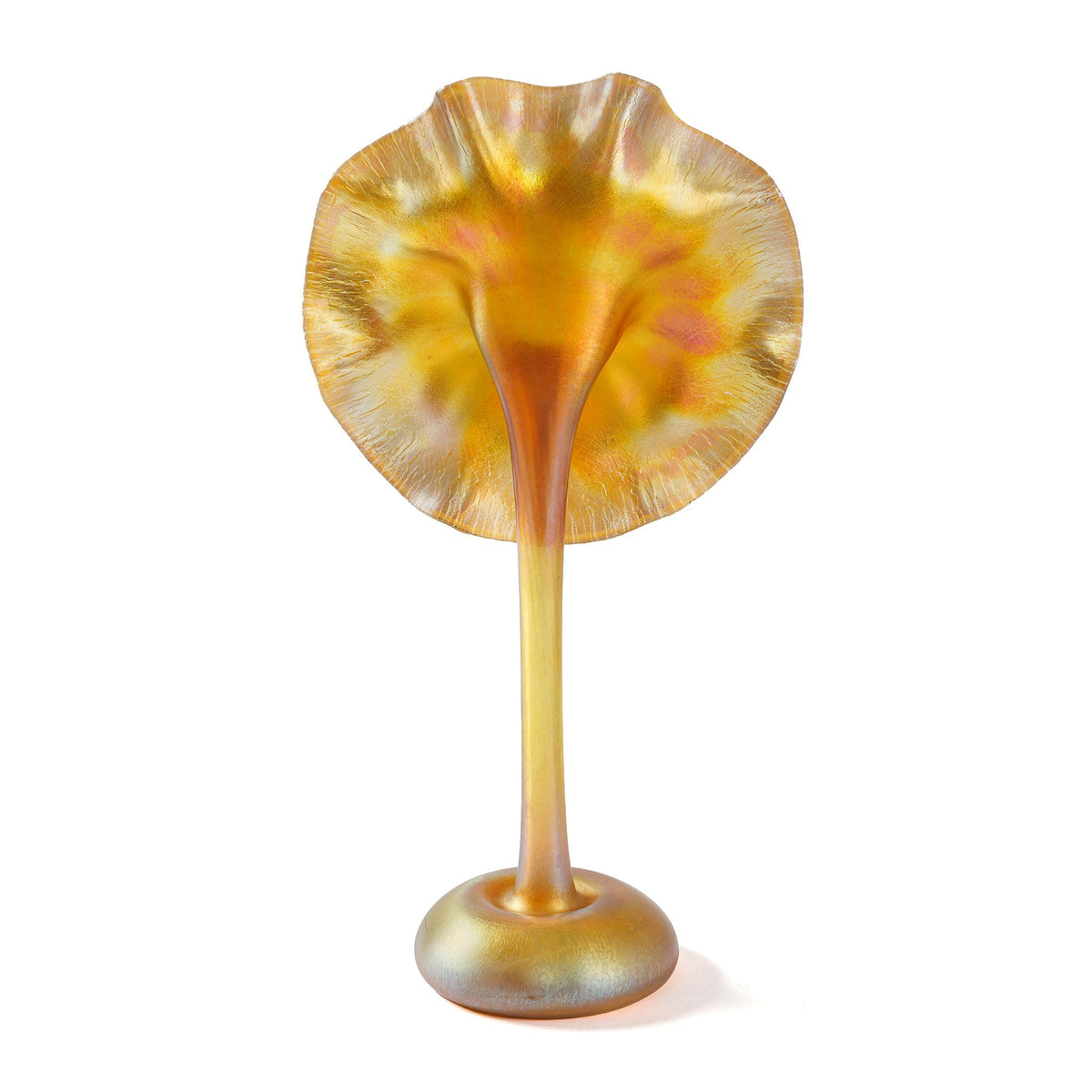 Tiffany Studios New York "Pansy" Favrile Glass Vase