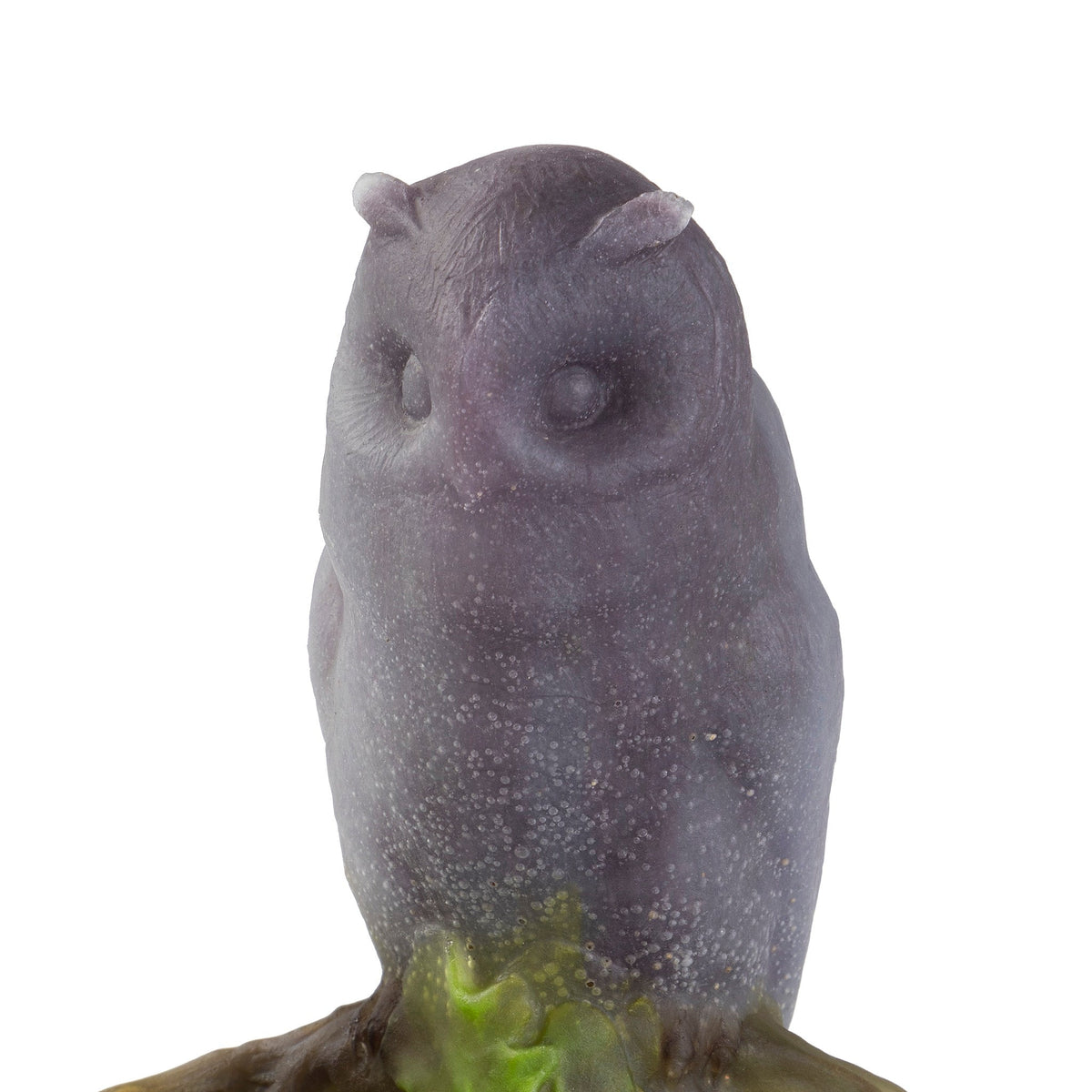 Amalric Walter Pâte-de-verre "Owl" Vide poche