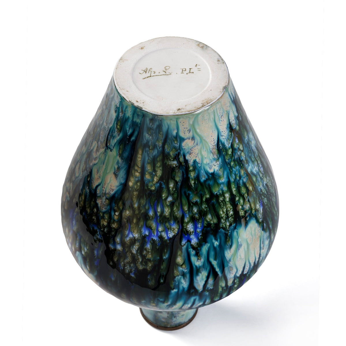 Lucien Gaillard and Alphonse Adolphe Lamarre Ceramic Vase
