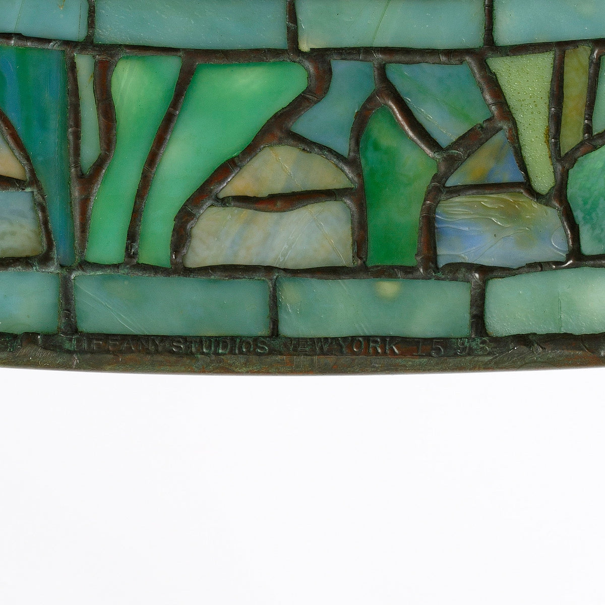Tiffany Studios New York Pair of "Oriental Poppy" Table Lamps