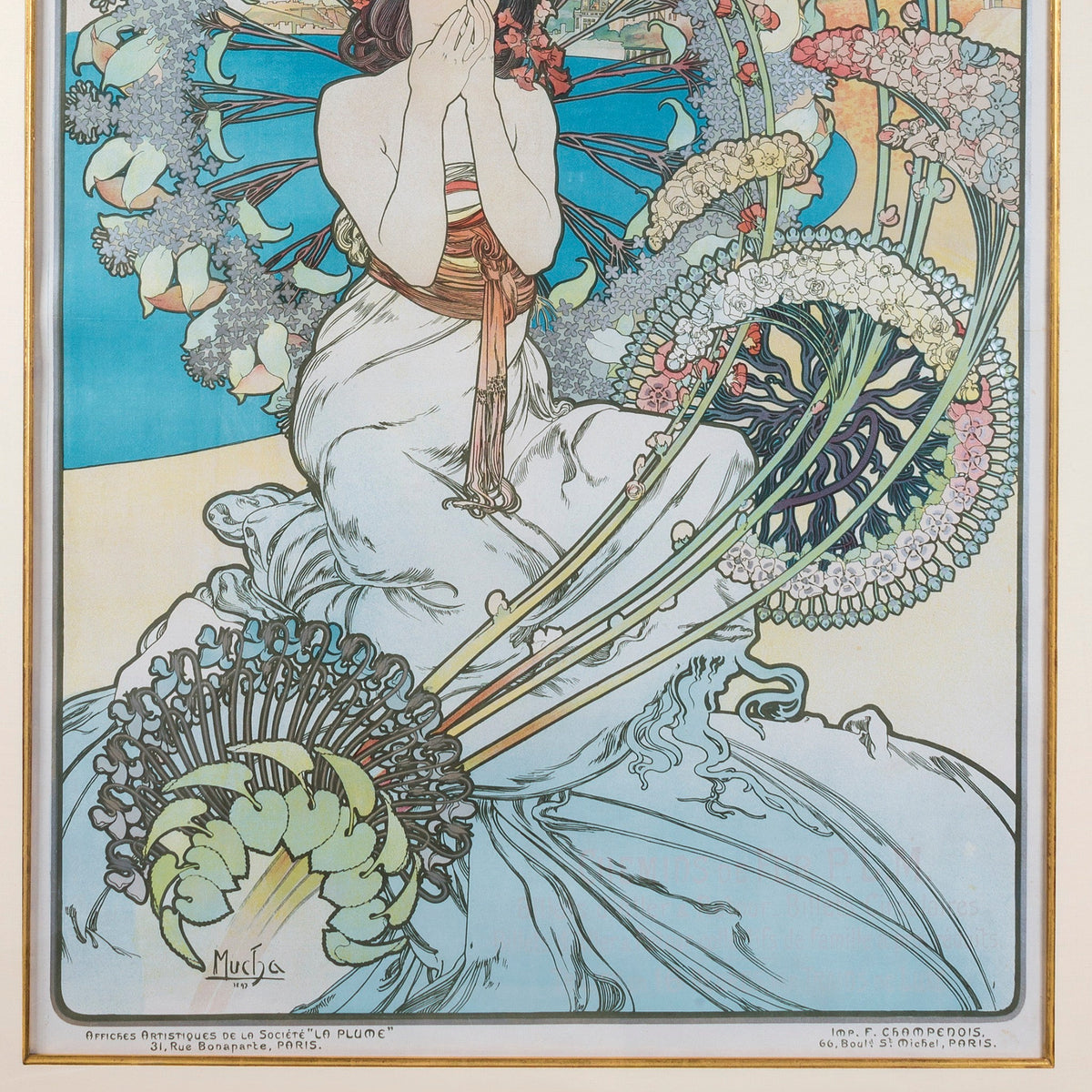 Alphonse Mucha "Monaco Monte-Carlo" Lithograph