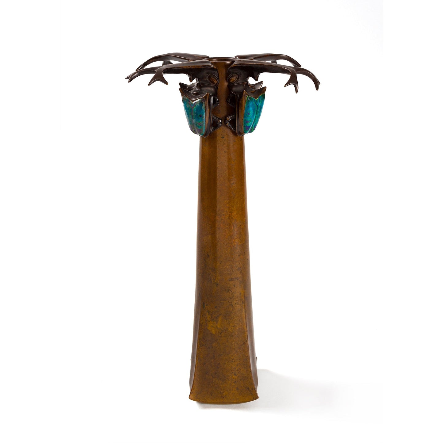 Lucien Gaillard Bronze "Stag Beetle" Vase