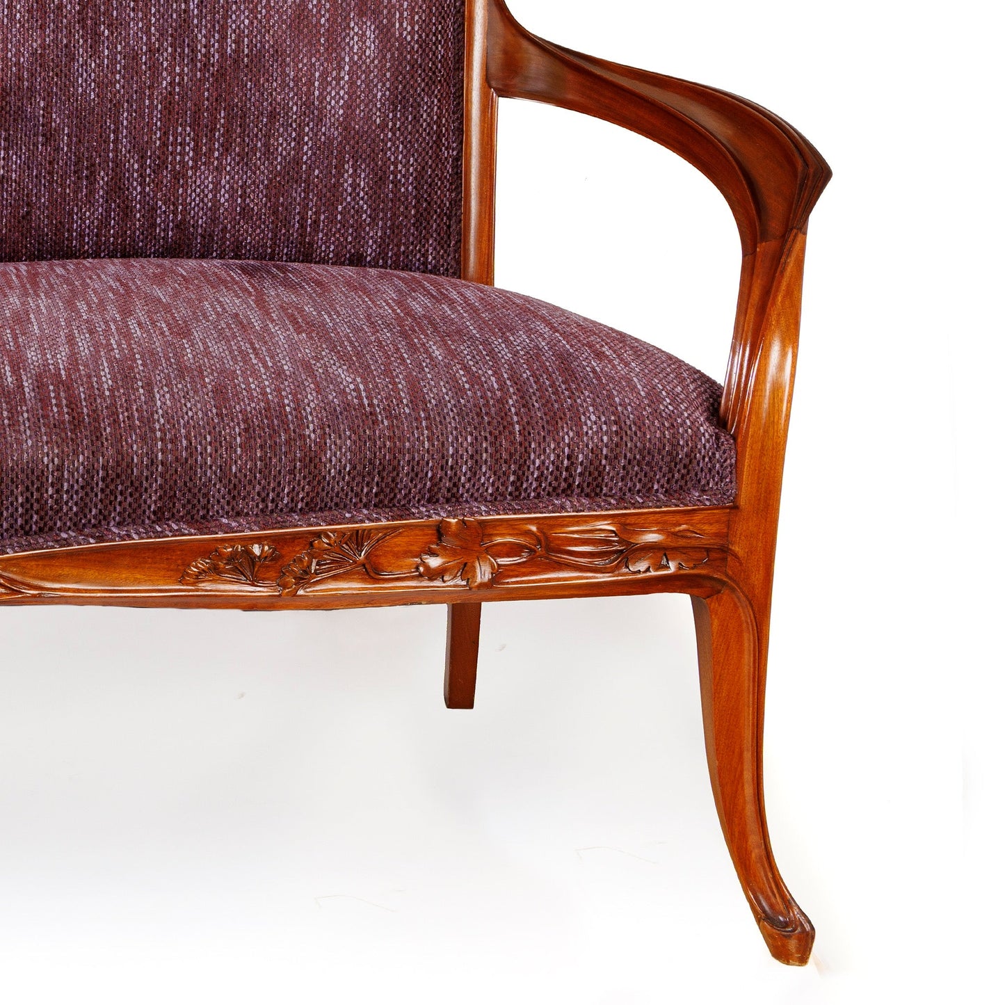 Louis Majorelle "Ombellifères" Settee and Side Chairs