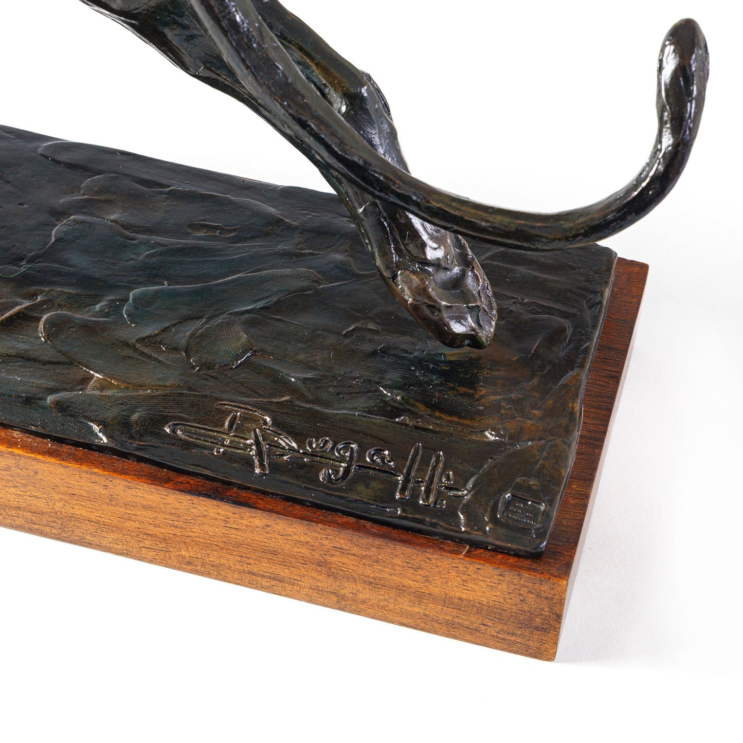 Rembrandt Bugatti "Panthere Marchant Patte Arriere Levee" Bronze Sculpture