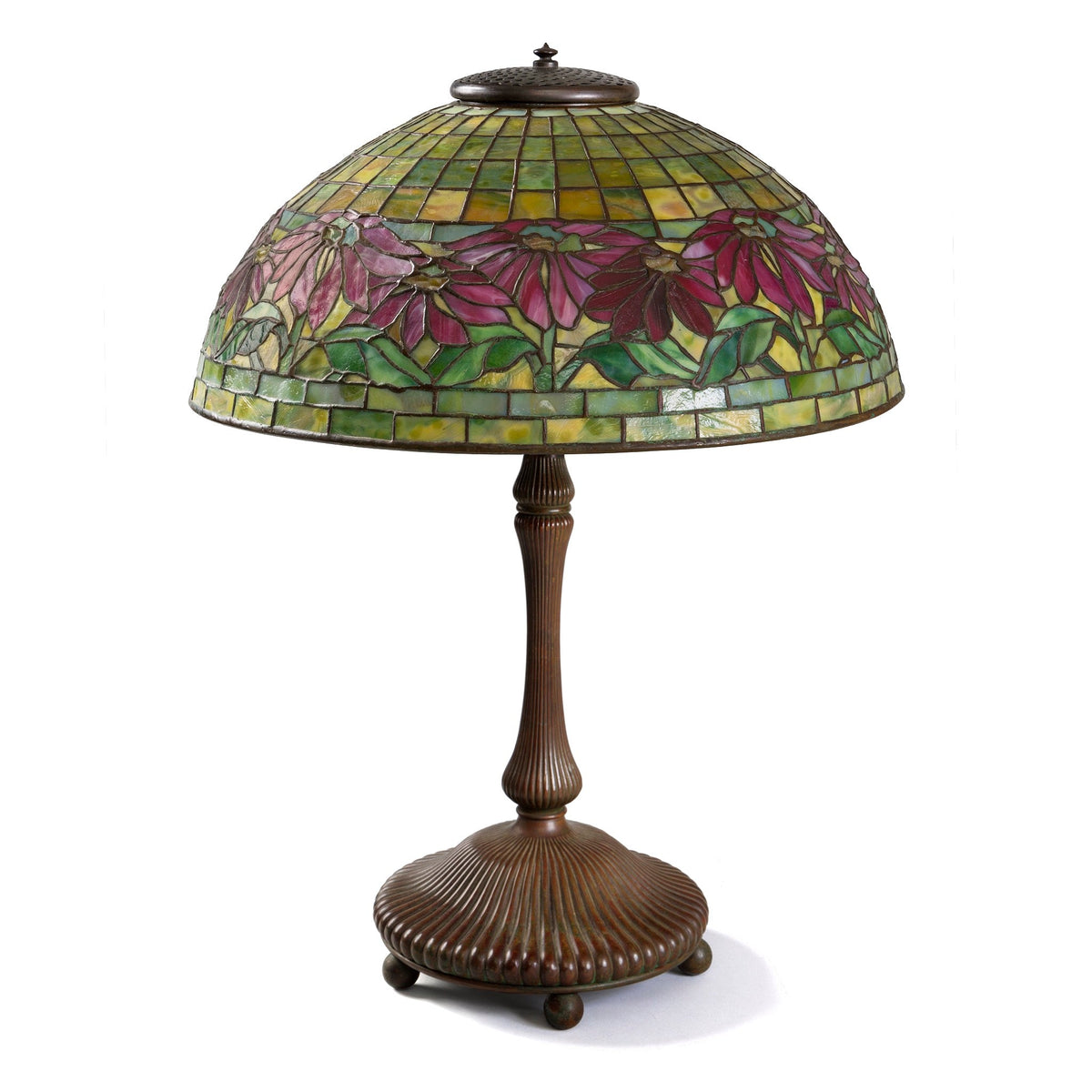 Tiffany Studios New York "Poinsettia" Table Lamp