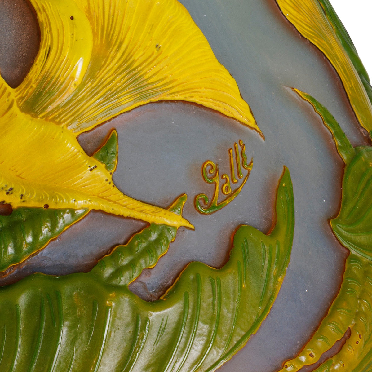 Établissements Gallé "Calla Lily" Vase