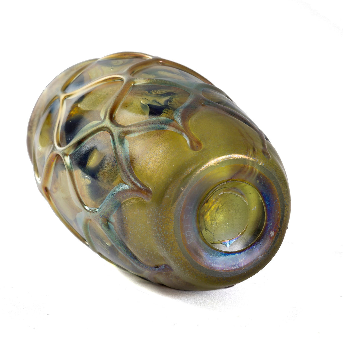 Tiffany Studios New York Decorated Beehive Paperweight Vase