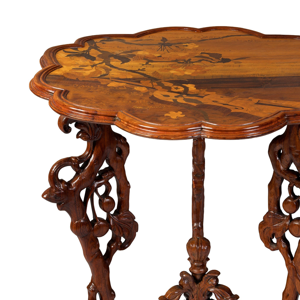 Emile Gallé "Cherry Blossom" Table