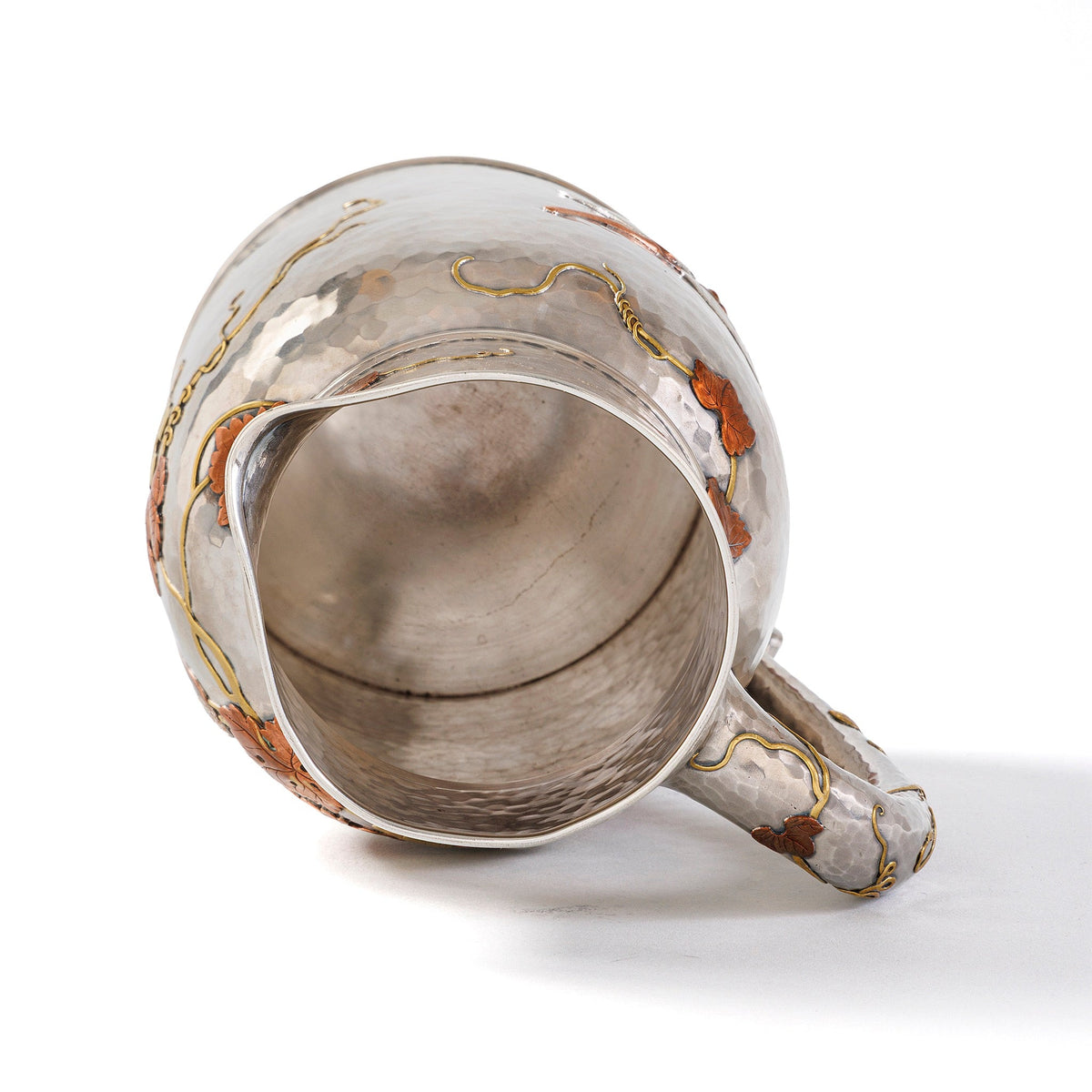 Tiffany & Co. and Edward C. Moore "Gourd" Silver Water Pitcher