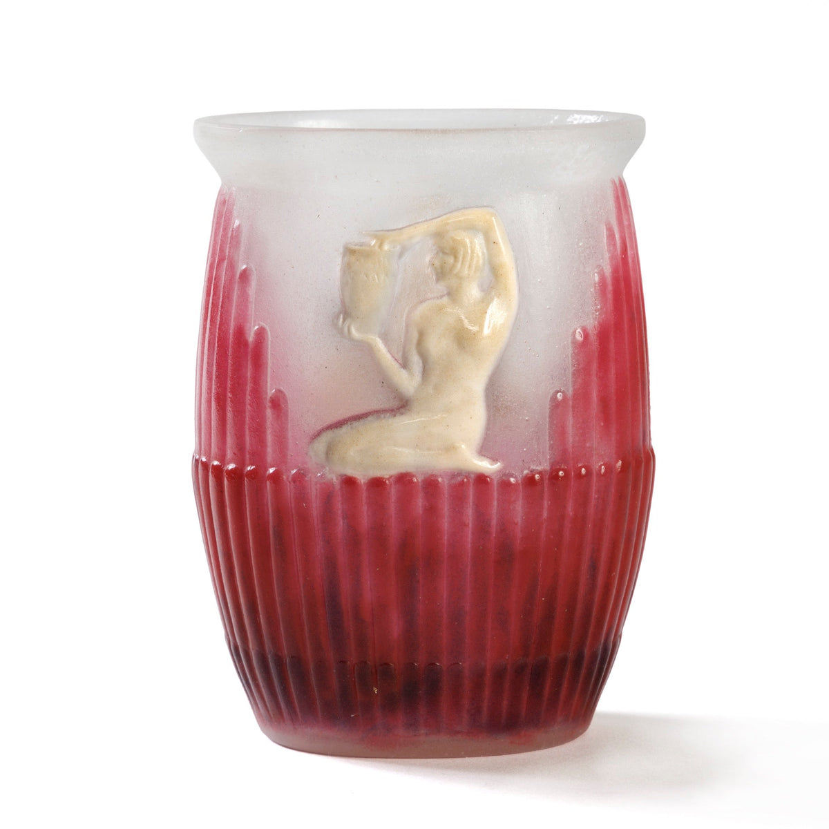 Gabriel Argy-Rousseau "Les Parfums" Pâte de verre Glass Vase