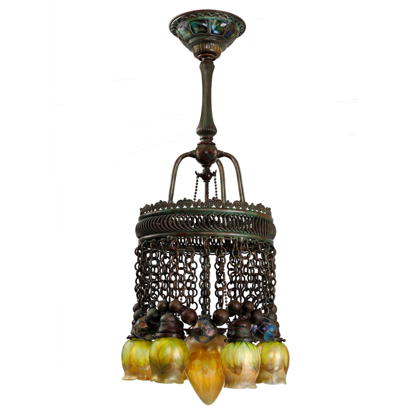 Tiffany Studios New York "Moorish" Chandelier