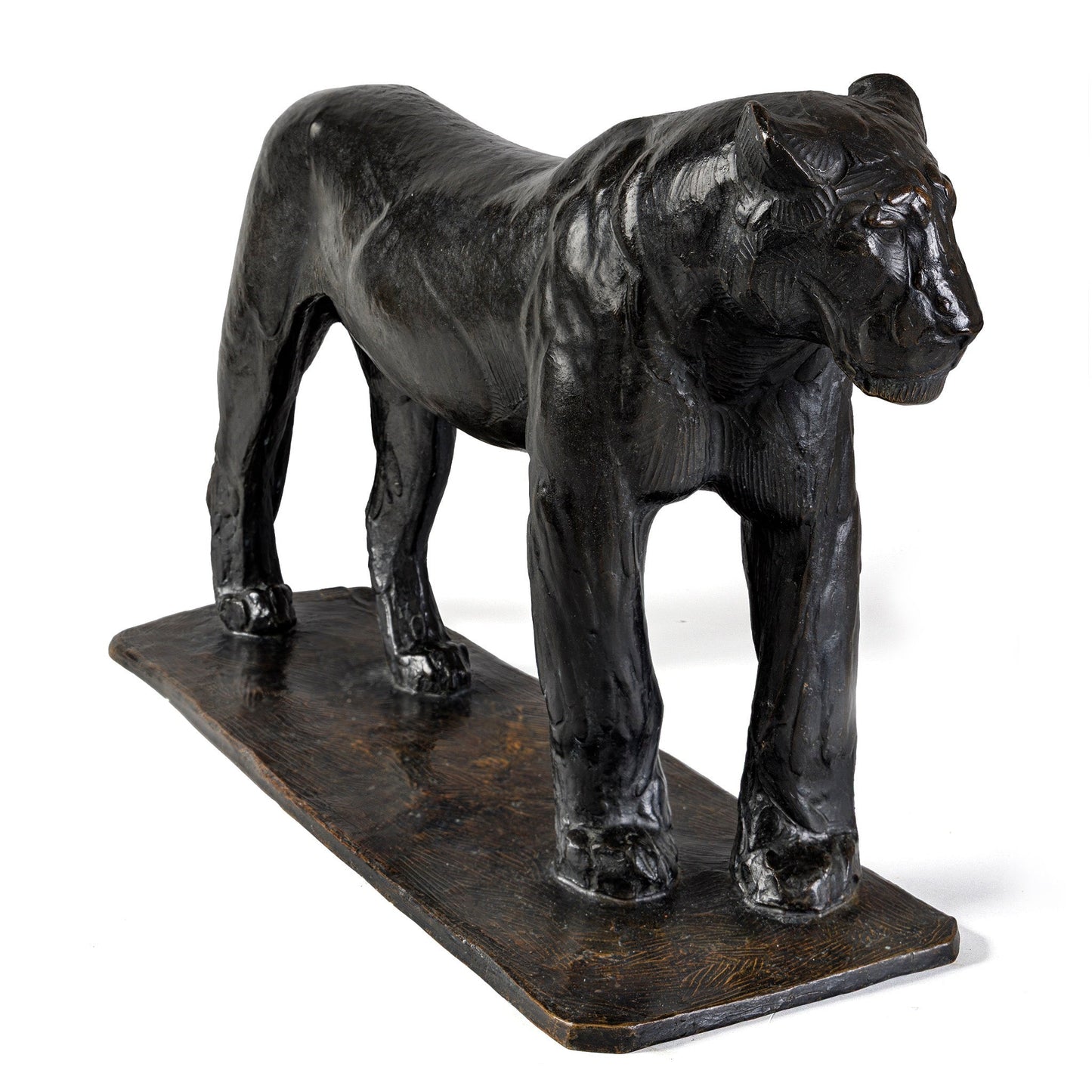 Rembrandt Bugatti "Lionne de Nubie" Bronze Sculpture