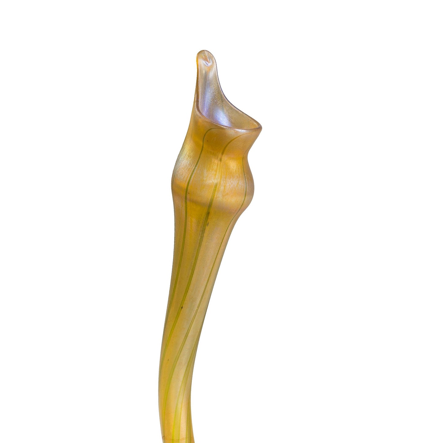 Tiffany Studios New York "Gooseneck" Favrile Glass Vase