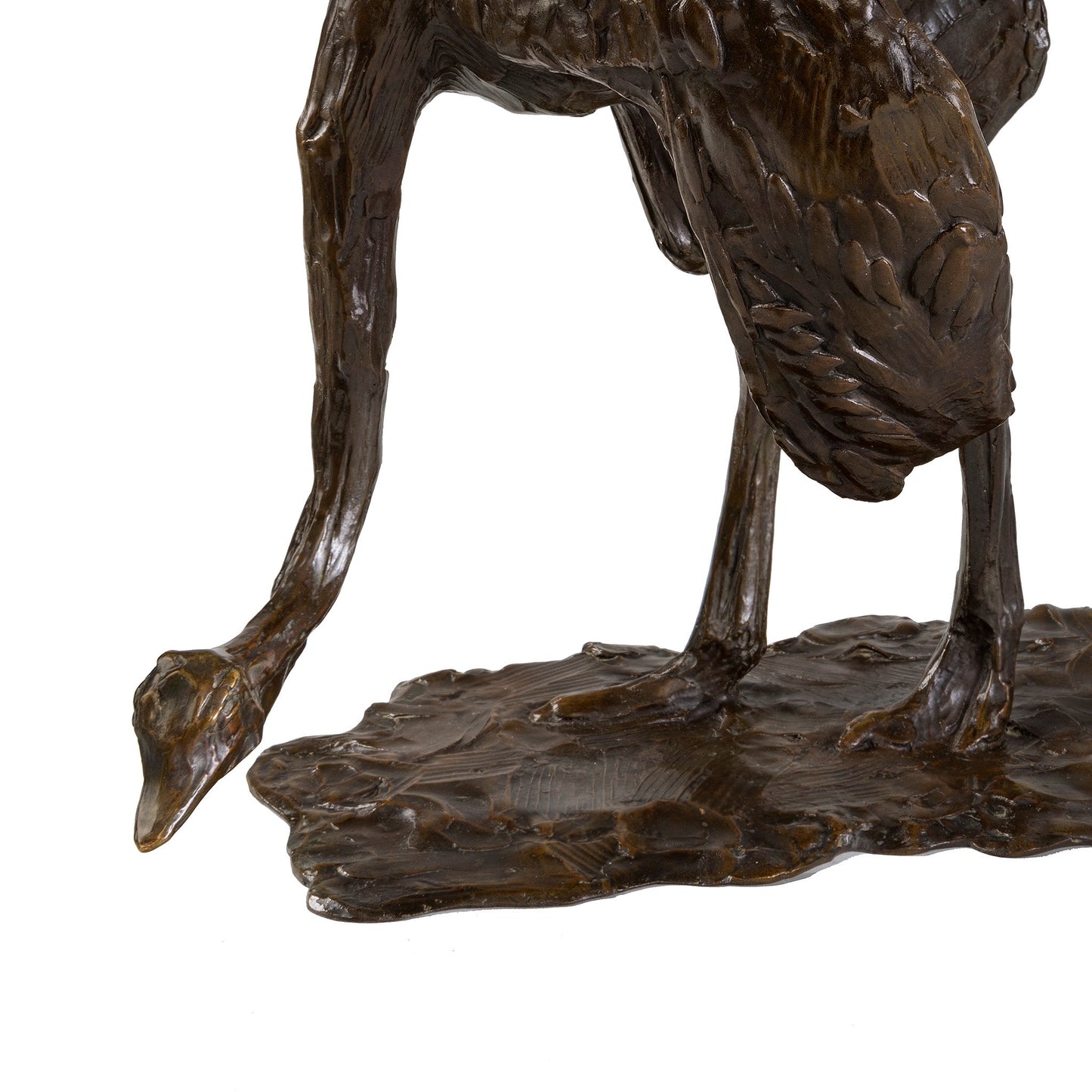 Rembrandt Bugatti "Autruche baissant la tête" Bronze Sculpture