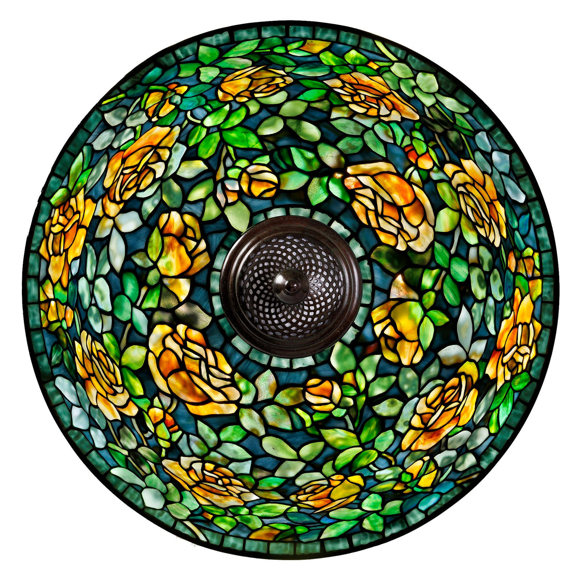 Tiffany Studios New York "Rose Bush" Chandelier