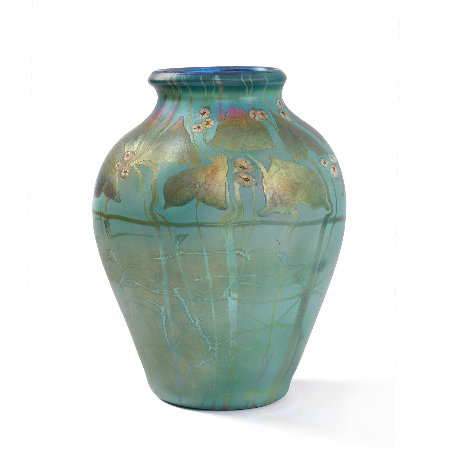 Tiffany Studios New York Monumental Favrile Glass Vase