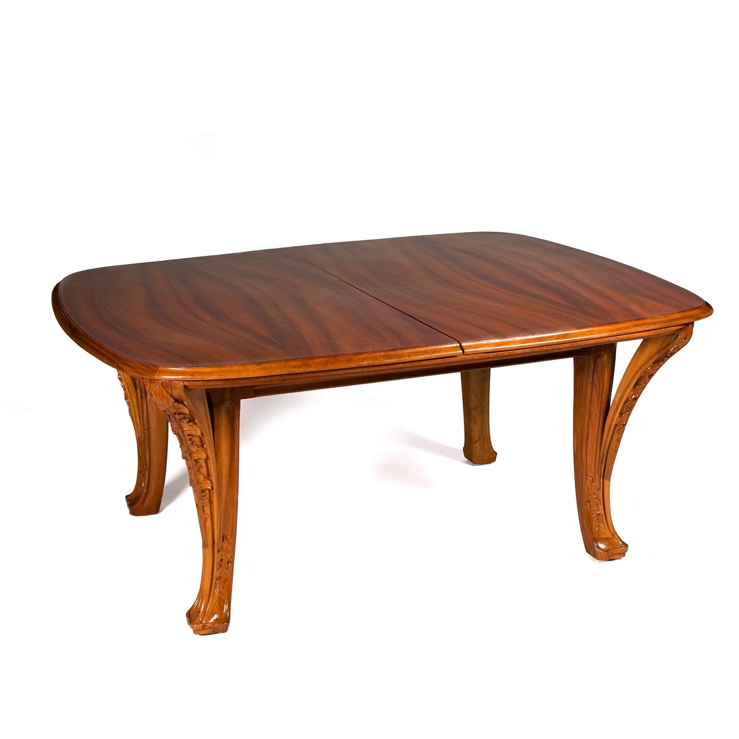 Louis Majorelle "Chicorée" Walnut and Oak Dining Suite