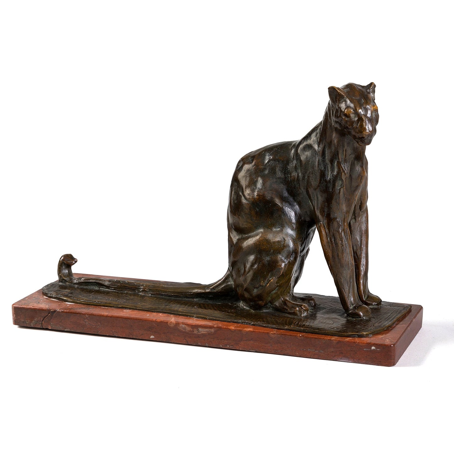 Rembrandt Bugatti "Panthère assise" Bronze Sculpture