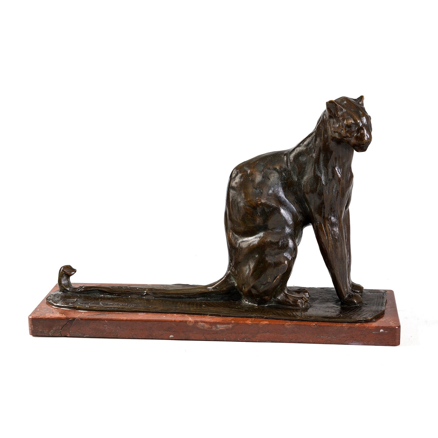 Rembrandt Bugatti "Panthère assise" Bronze Sculpture