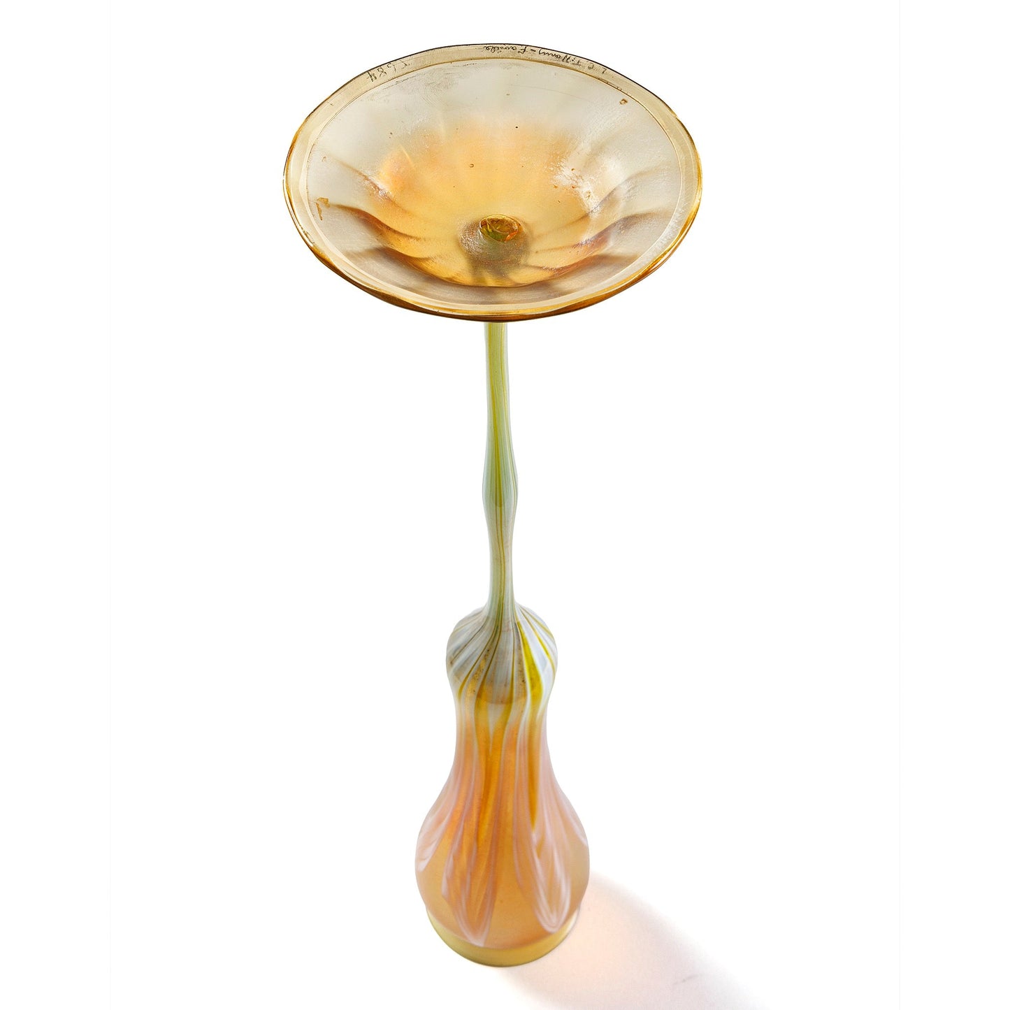 Tiffany Studios New York "Calyx" Flower Form Favrile Glass Vase