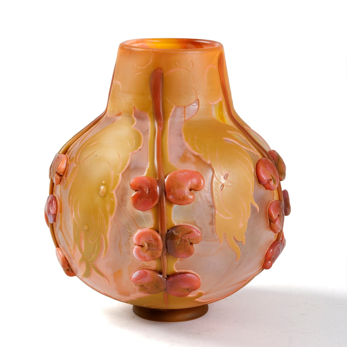 Émile Gallé “Bleeding Hearts” Vase