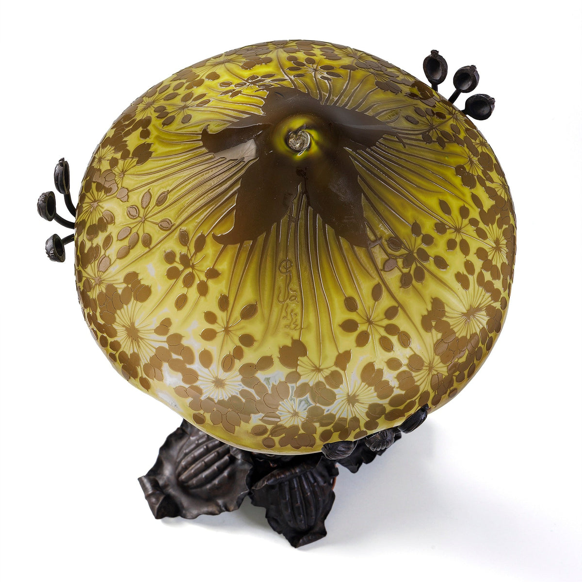 Émile Gallé "Umbel" Table Lamp