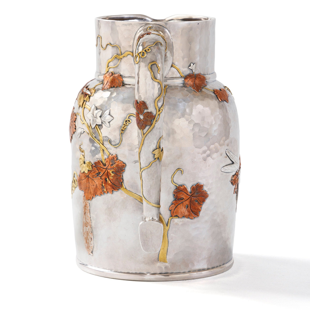 Tiffany & Co. and Edward C. Moore "Gourd" Silver Water Pitcher