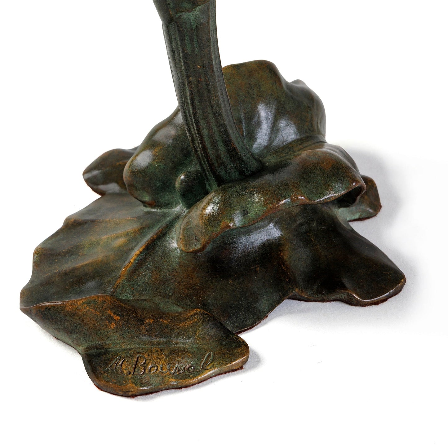 Maurice Bouval “Le Chardon,” Table Lamp
