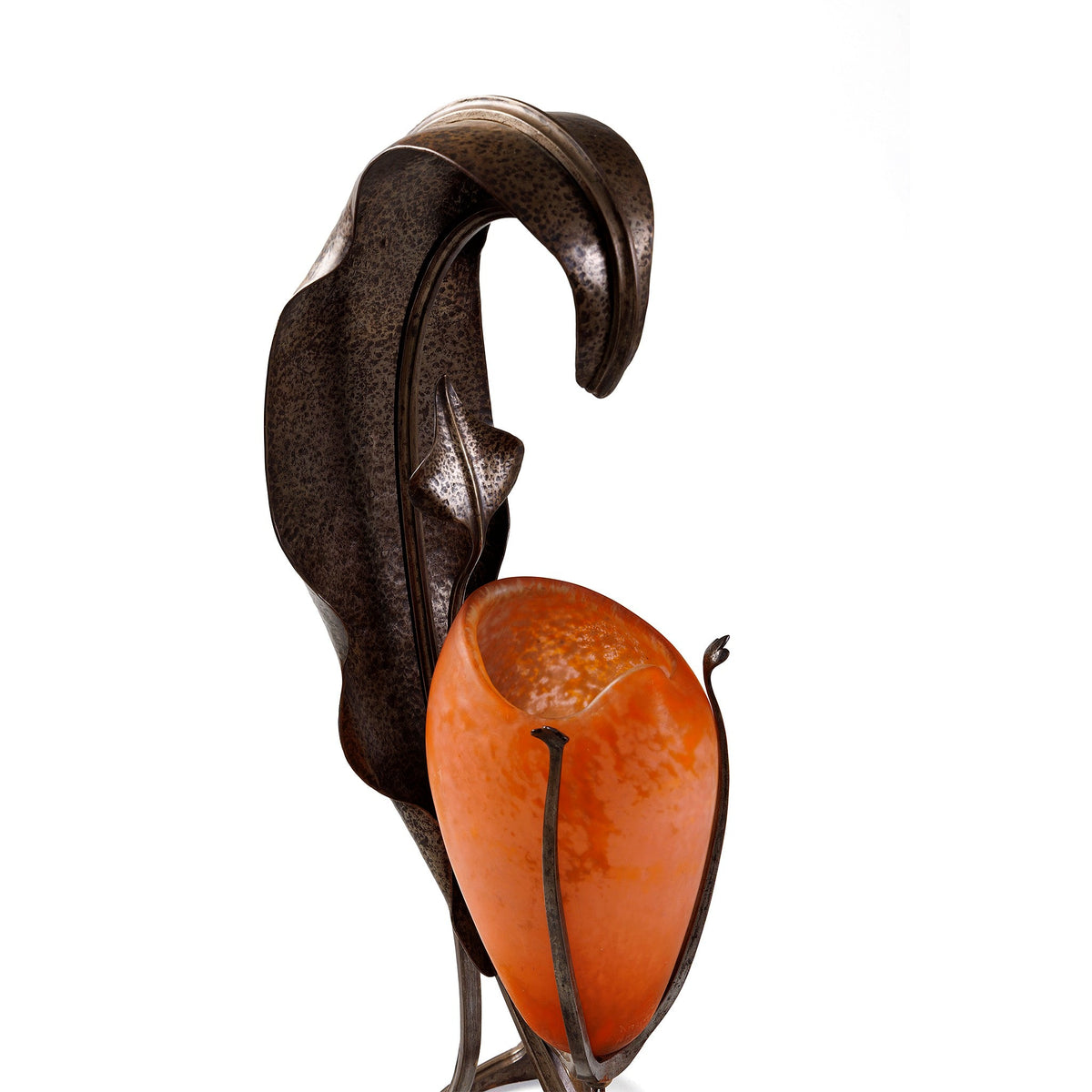 Louis Majorelle & Daum-Nancy "Orchidée" Table Lamp