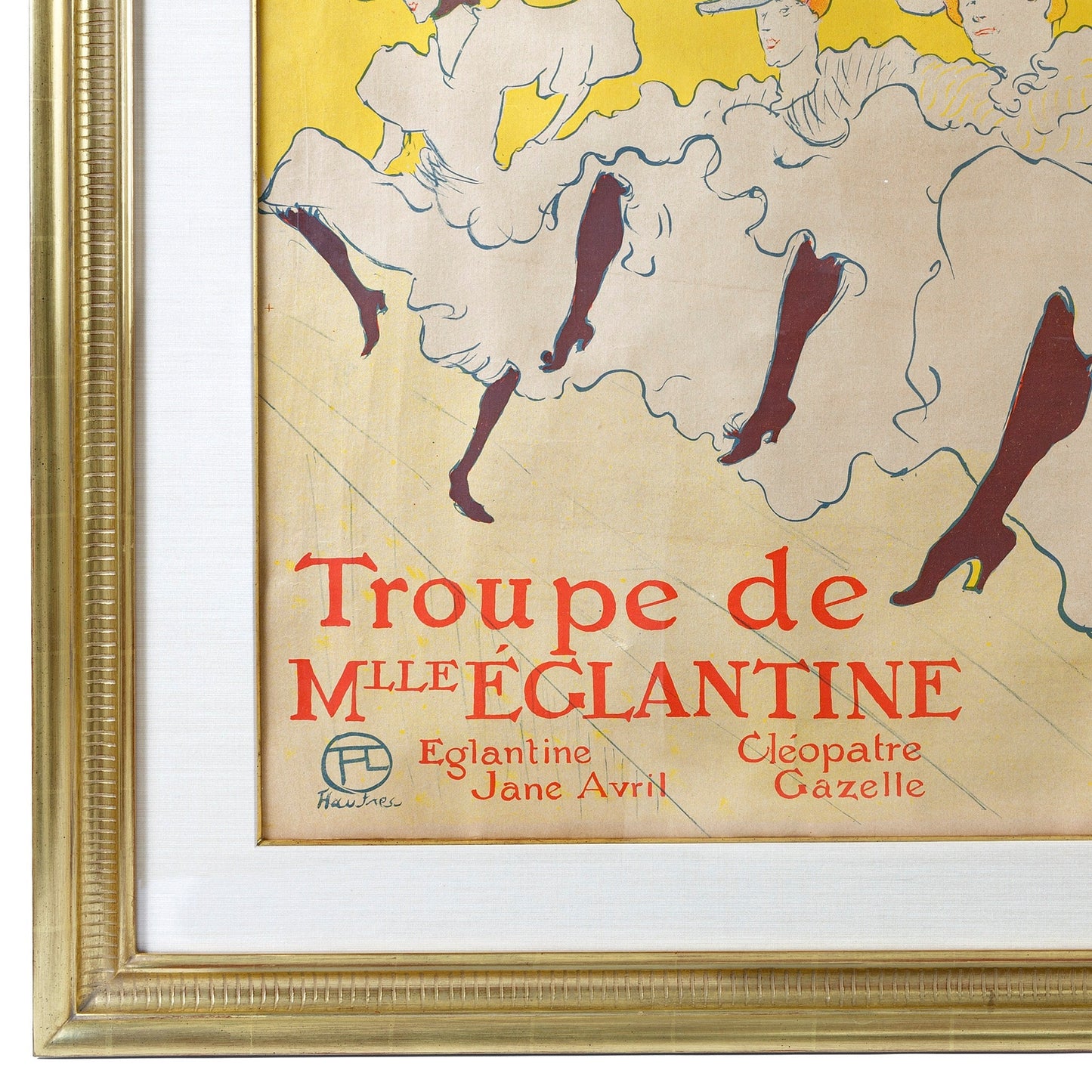 Henri de Toulouse-Lautrec "La Troupe de Mademoiselle Églantine" Lithograph
