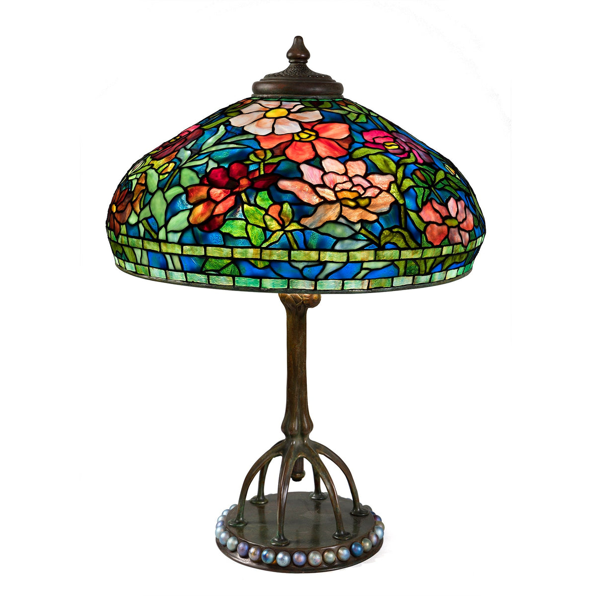 Tiffany Studios New York "Peony" Table Lamp