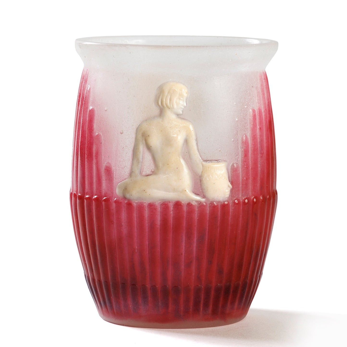 Gabriel Argy-Rousseau "Les Parfums" Pâte de verre Glass Vase