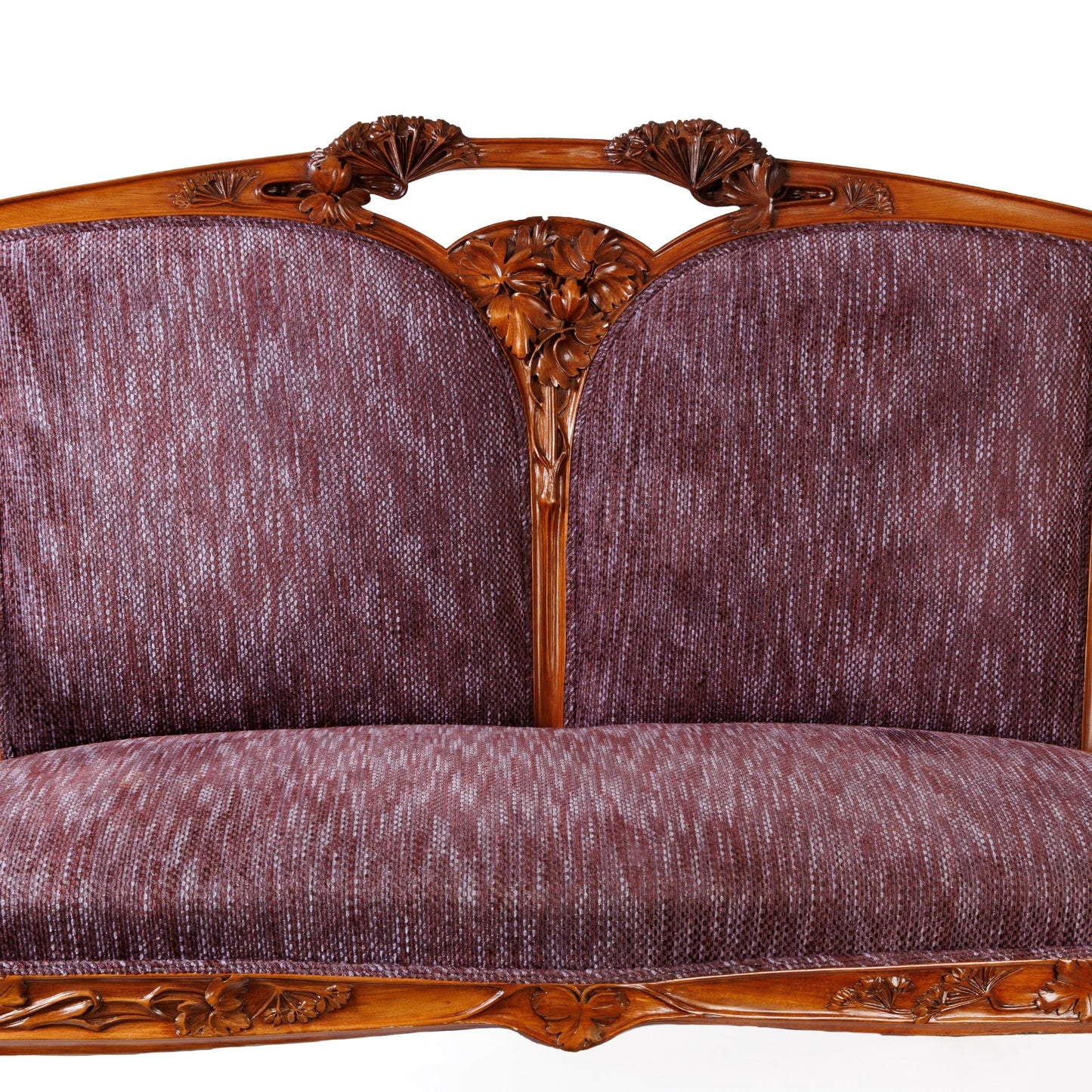 Louis Majorelle "Ombellifères" Settee and Side Chairs
