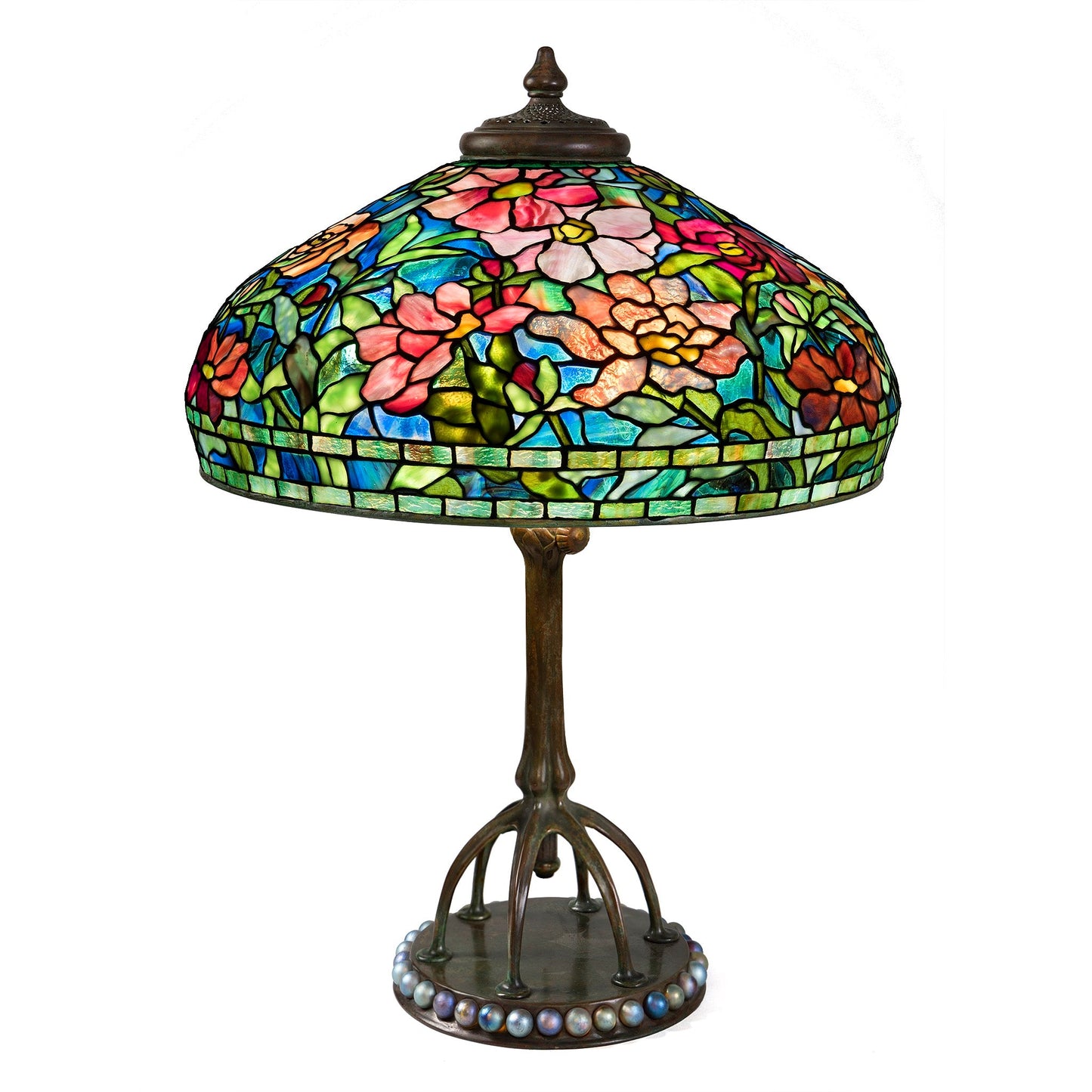 Tiffany Studios New York "Peony" Table Lamp