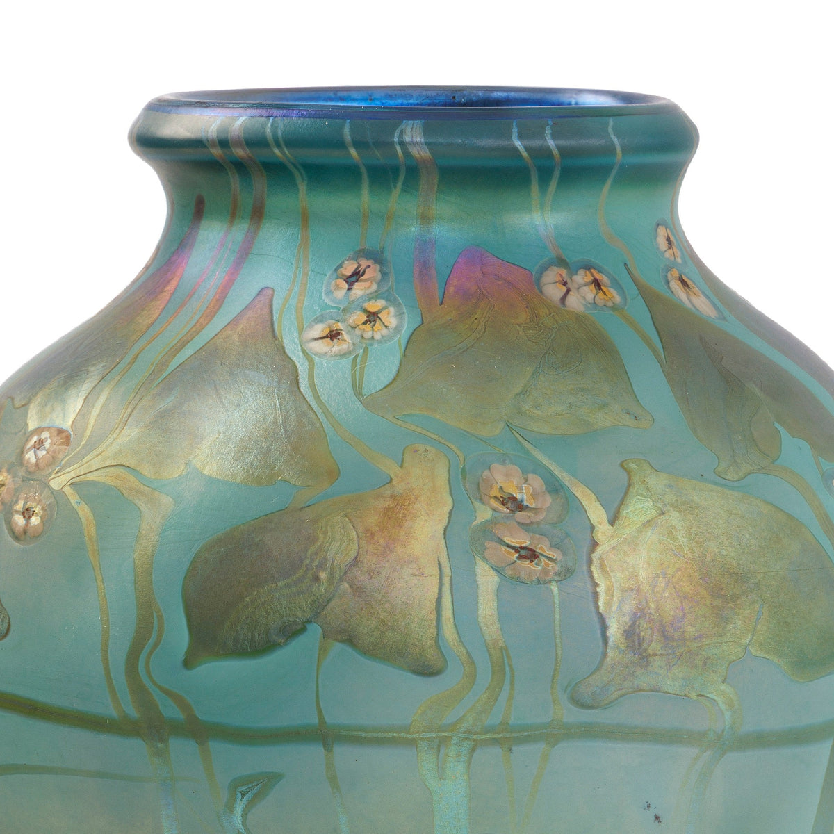 Tiffany Studios New York Monumental Favrile Glass Vase