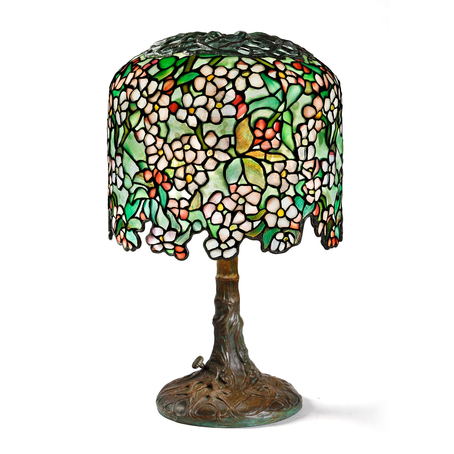 Tiffany Studios New York Pony "Apple Blossom" Table Lamp