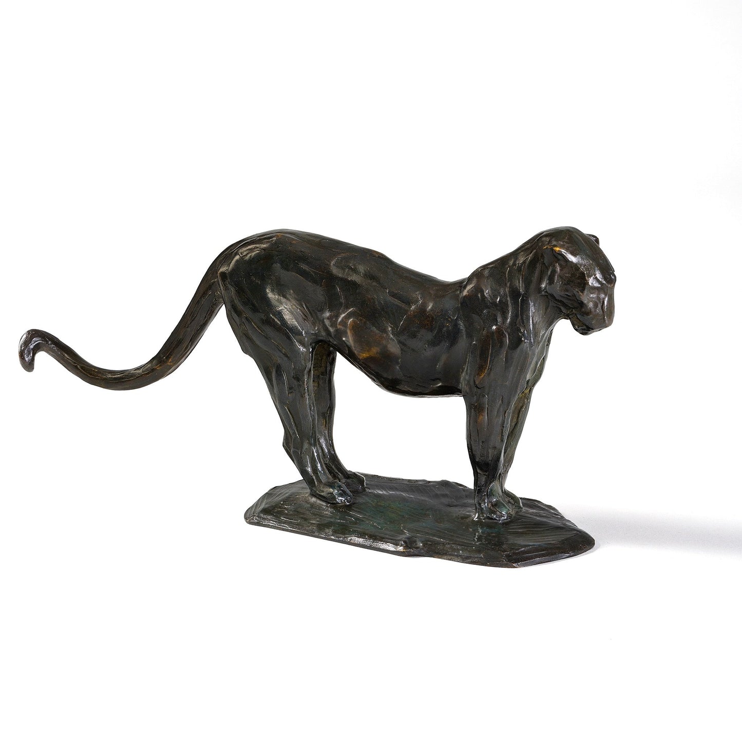 Rembrandt Bugatti "Panthère au repos" Bronze Sculpture